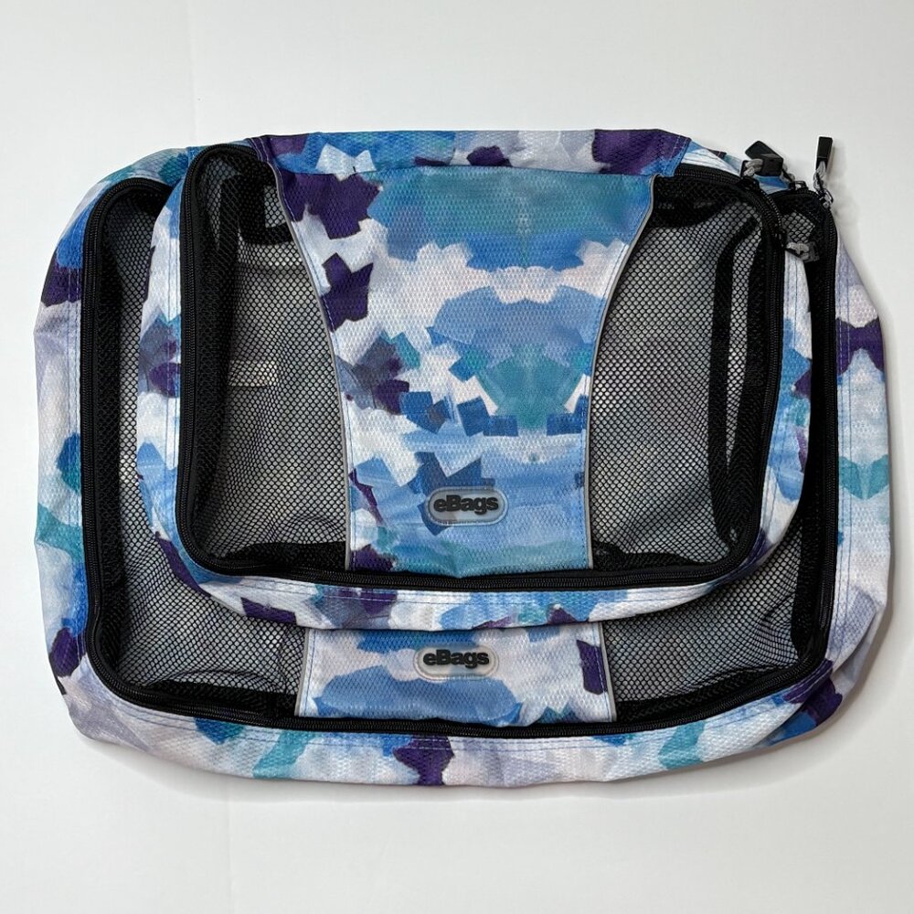 eBags Classic Packing Cube Set Of 2 Breathable Travel Artist Laura Schuler L/M